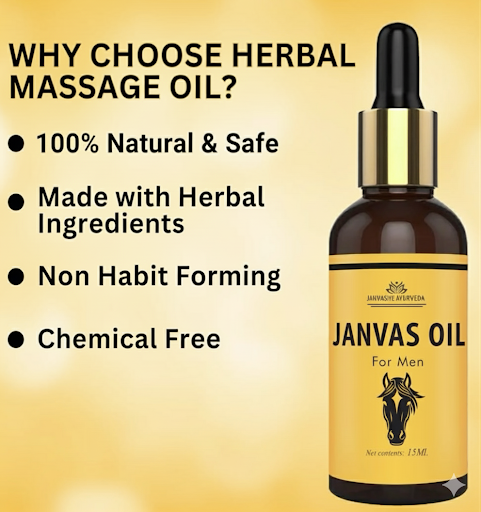 Janvas Ayurvedic Stamina Oil – Boost Timing, Strength & Vitality Naturally (15ml)