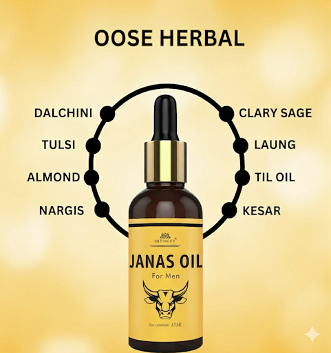 Janvas Ayurvedic Stamina Oil – Boost Timing, Strength & Vitality Naturally (15ml)