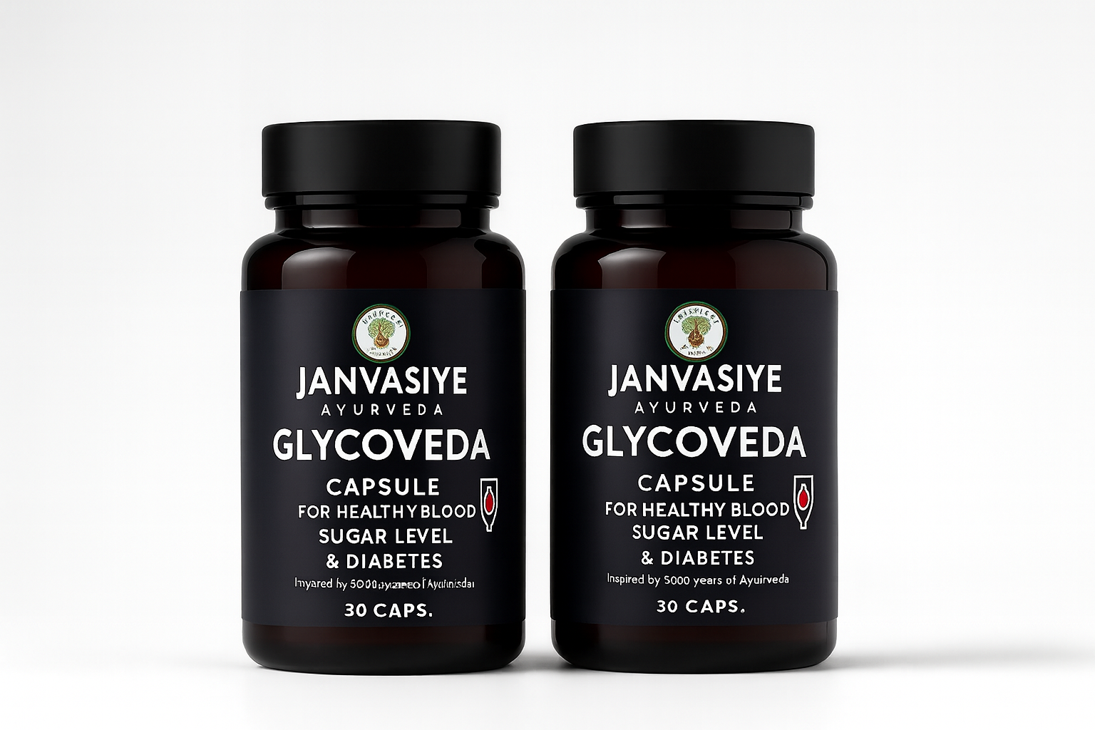 Glycoveda Ayurvedic Capsules – Natural Blood Sugar & Diabetes Support (30 Caps)