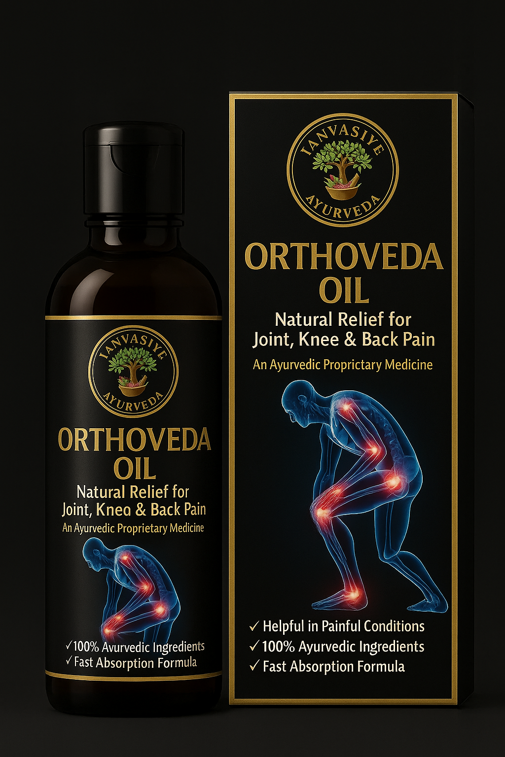 OrthoVeda Oil – Ayurvedic Pain Relief Oil for Joint, Back & Knee Pain | 100% Herbal Formula for Quick Relief & Flexibility
(जनवासिये ऑर्थोवेद ऑयल – जोड़ों, पीठ और घुटनों के दर्द के लिए 100% आयुर्वेदिक तेल)